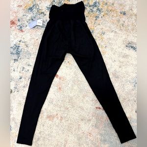 Black maternity leggings. Stretch band. Never worn